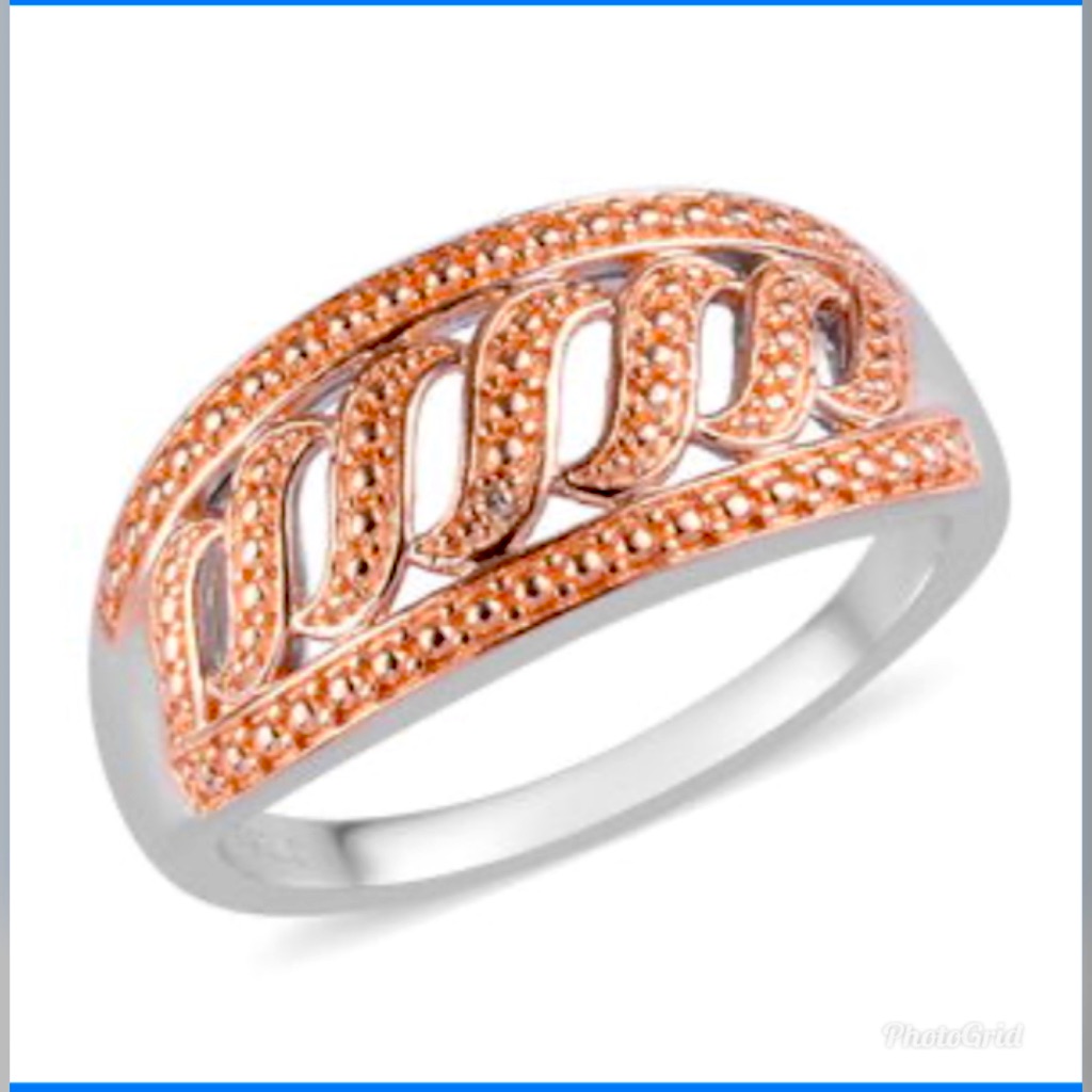 Natural Champagne Diamond Accent Ring